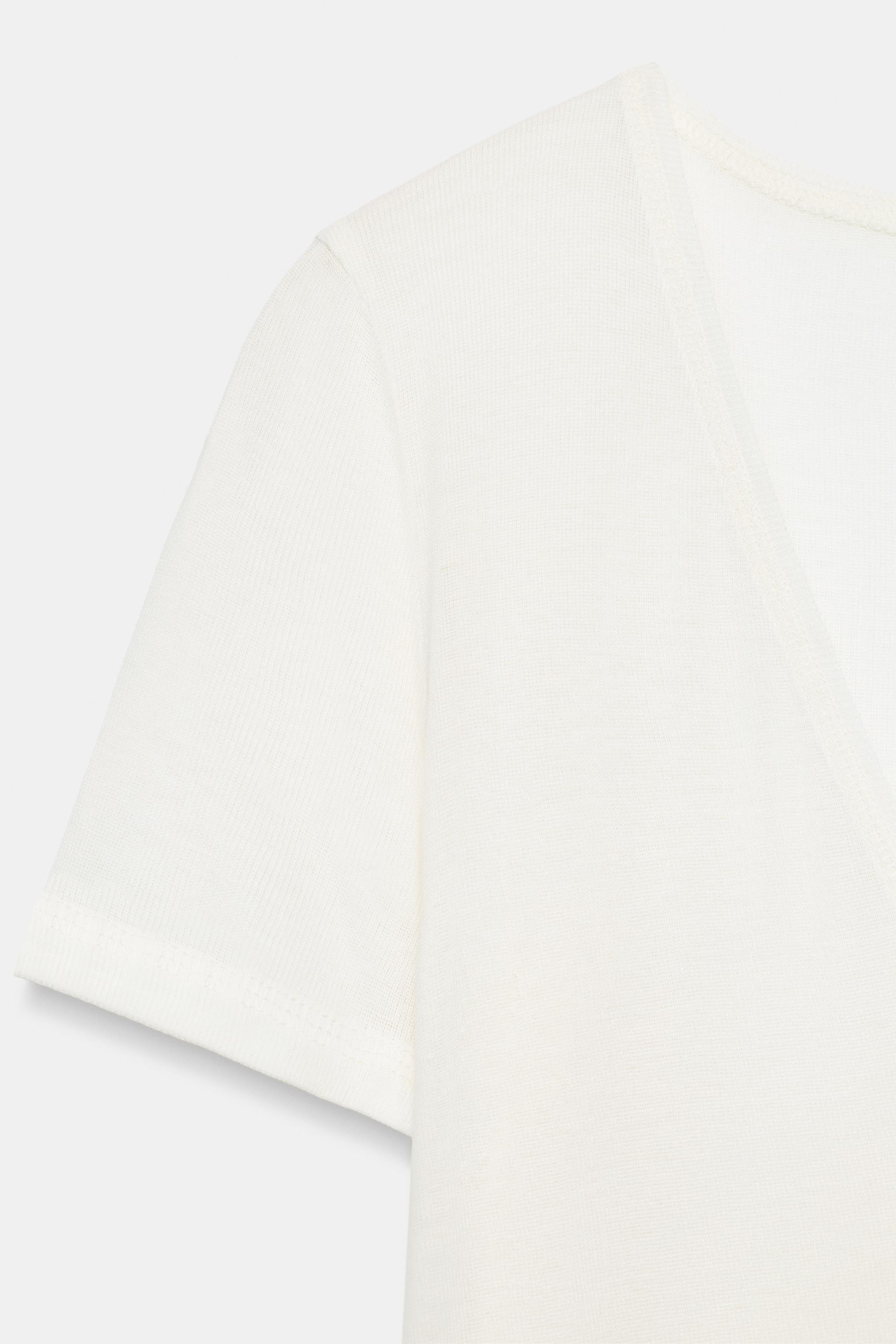 LYOCELL AND SILK T-SHIRT